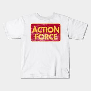 Action Force (distressed) Kids T-Shirt